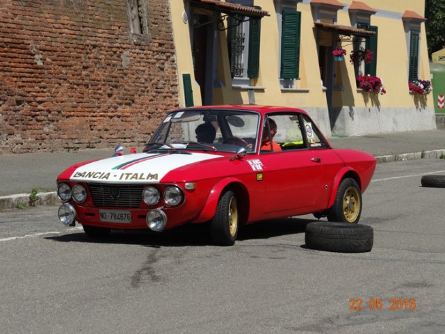 Fulvia Coupè in prova speciale a Sezzadio